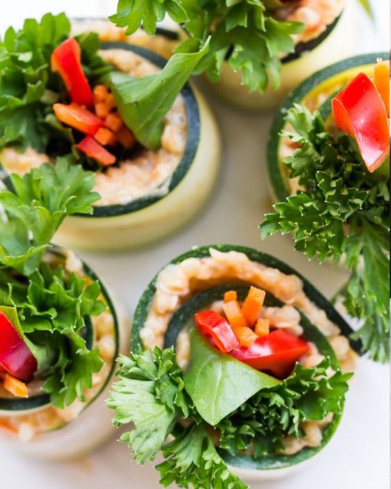 20 Gluten-Free Lunches: Quinoa and Hummus Zucchini Roll Ups