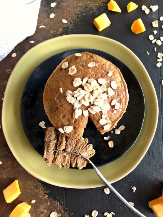 5. Butternut Squash Maple Oat Pancakes