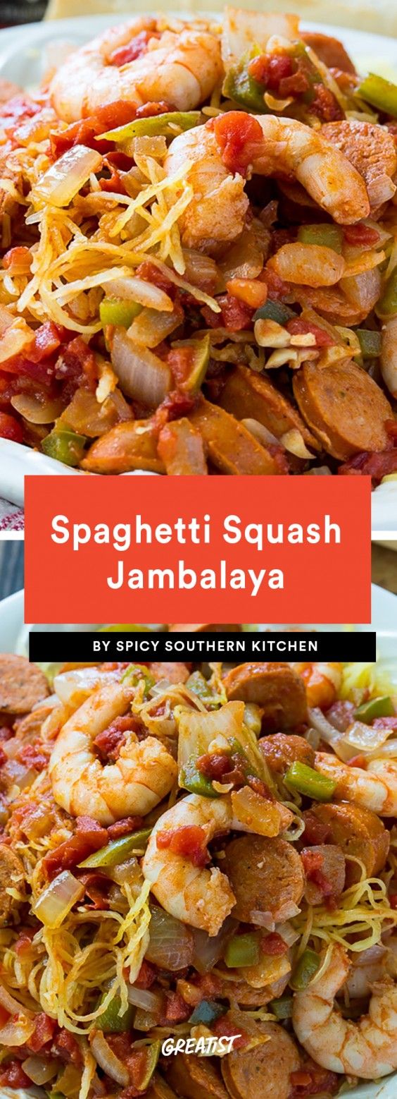 Spaghetti Squash Jambalaya Recipe