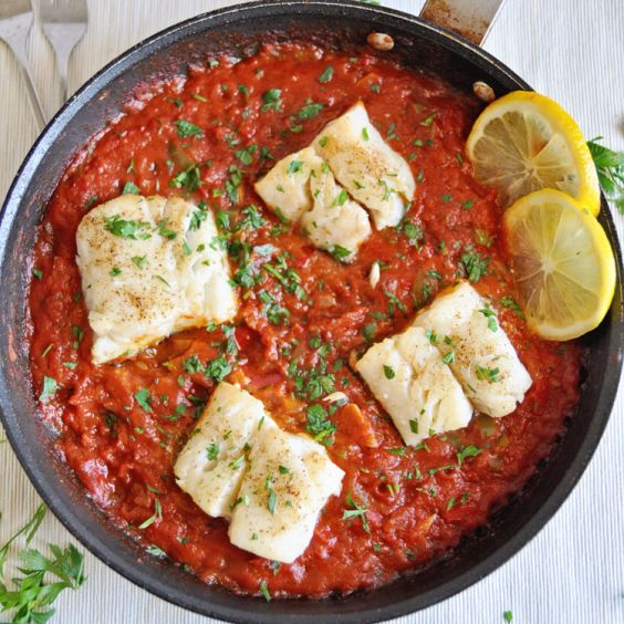 1. Ultimate Spanish Cod With Tomato Sauce