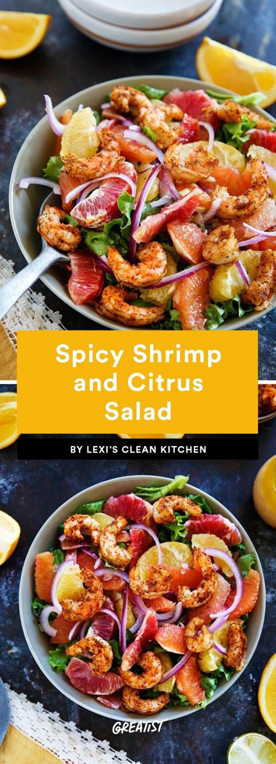 Spicy Citrus Shrimp Salad (So refreshing!) - Lexi's Clean Kitchen
