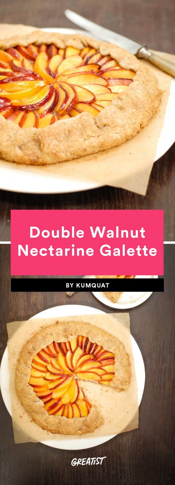 1. Double Walnut Nectarine Galette