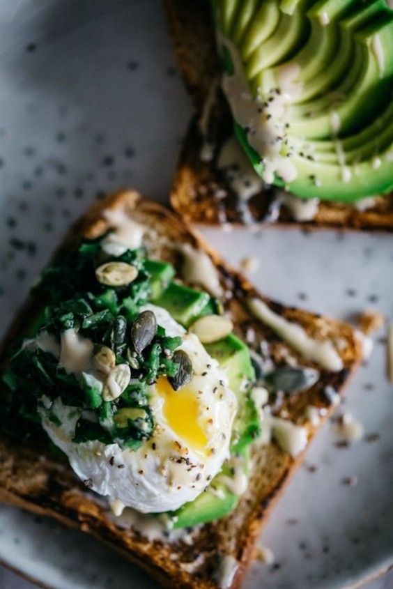 3. Superfood Avocado Toast With Kale Tapenade