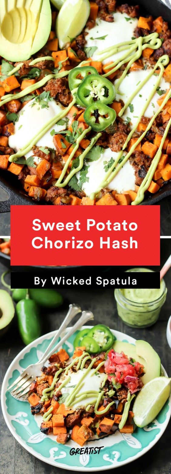 Sweet Potato Hash: Chorizo Hash