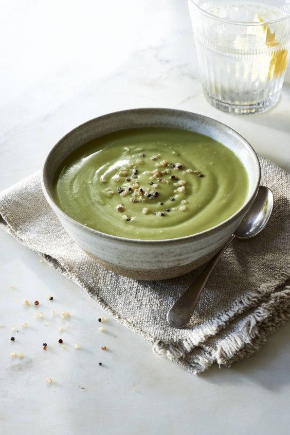 7. Vegan Creamy Green Soup