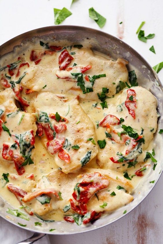 2. Creamy Tuscan Garlic Chicken