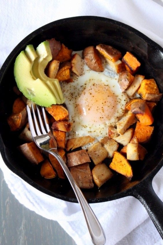 4. Sweet Potato Breakfast Skillet (For 1)