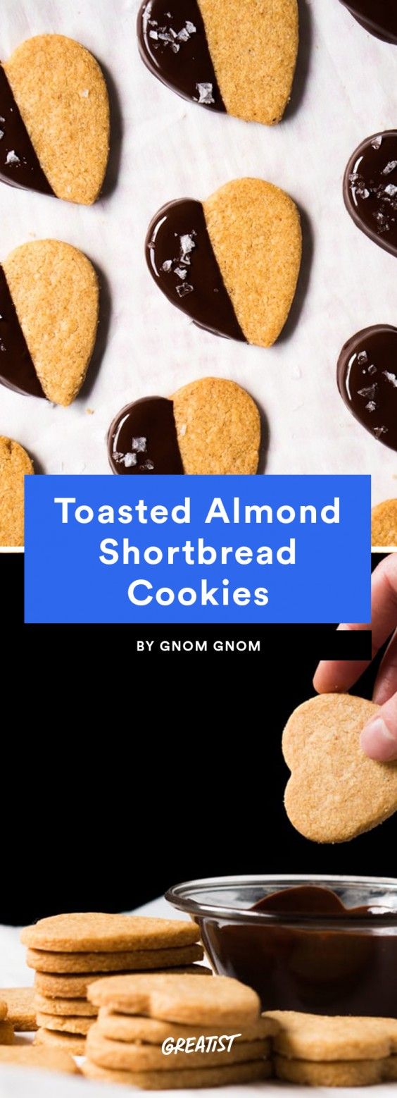 9. Toasted Almond Shortbread Cookies