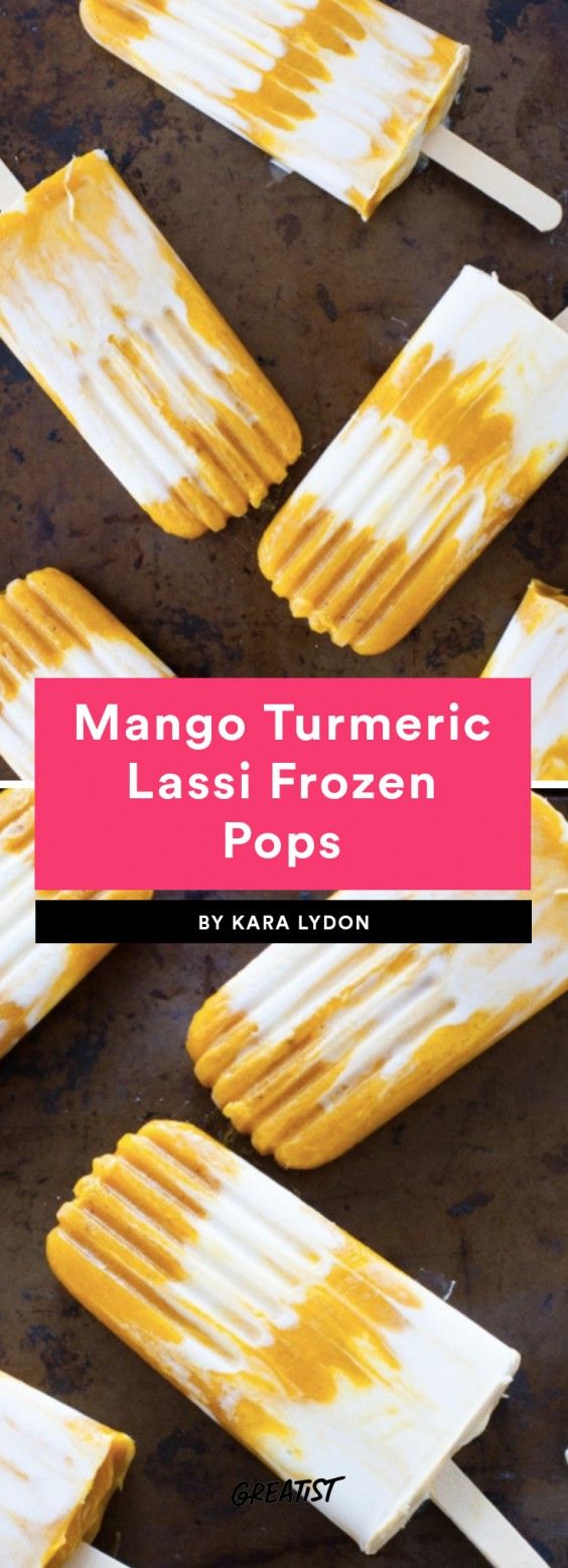 1. Mango Turmeric Lassi Frozen Pops