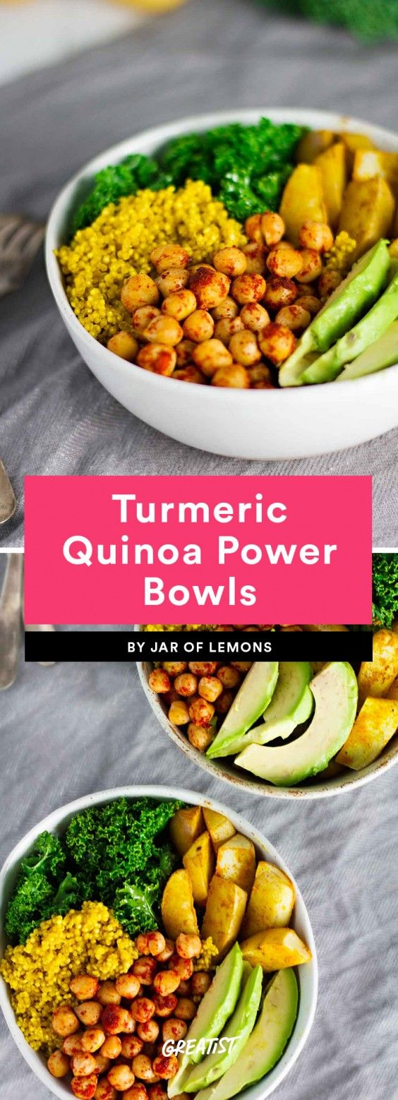 Turmeric Quinoa Power Bowls