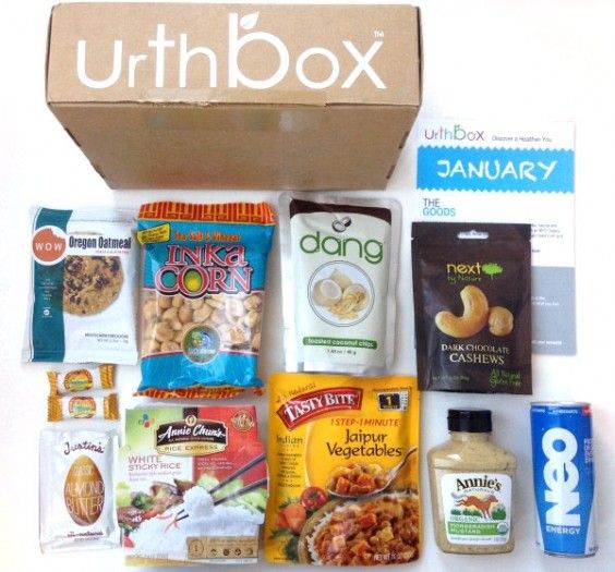 Subscription Box Healthy Snacks: UrthBox
