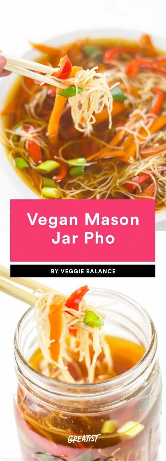 Vegan Mason Jar Pho