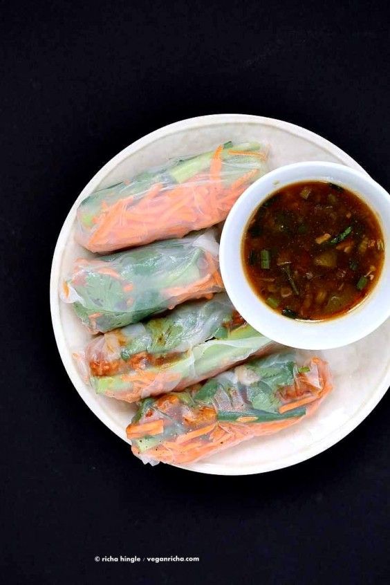 2. Red Curry Tempeh Summer Rolls