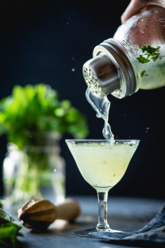 herb cocktails: mint verdant lady