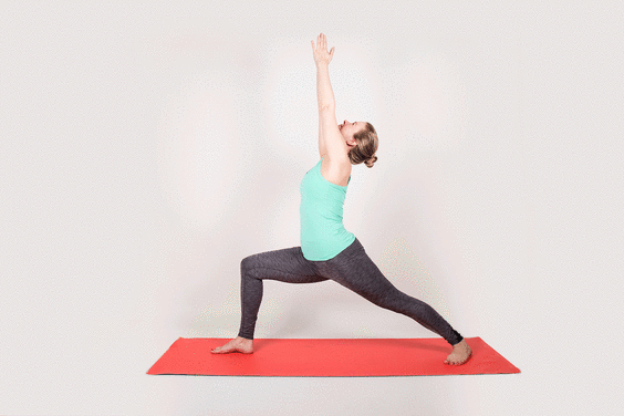 Virabhadrasana {Warrior yoga pose}-Steps And Benefits - Sarvyoga | Yoga