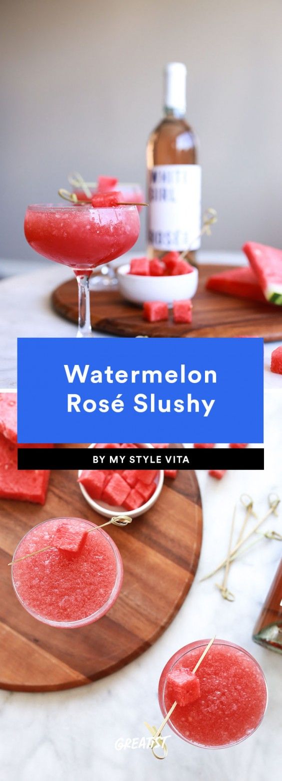 3. Watermelon Rosé Slushy