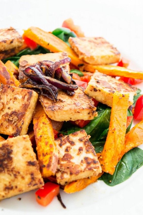 6. Marinated Tempeh Salad