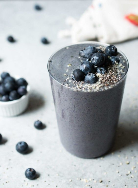 6. Wild Blueberry Zucchini Smoothie