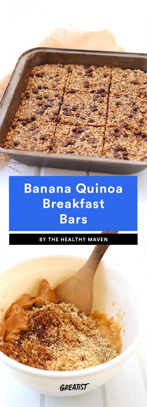 1. Banana Quinoa Breakfast Bars