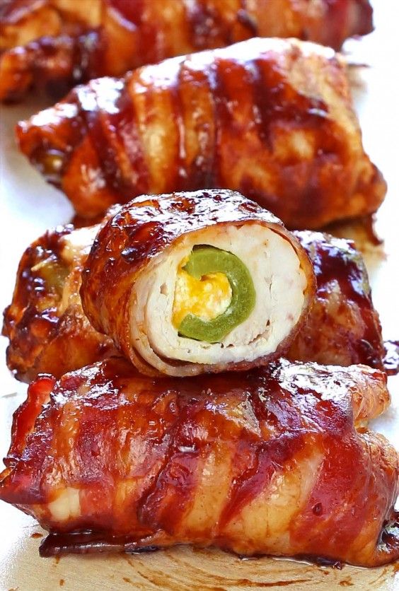 3. Bacon Barbecue Chicken Bombs