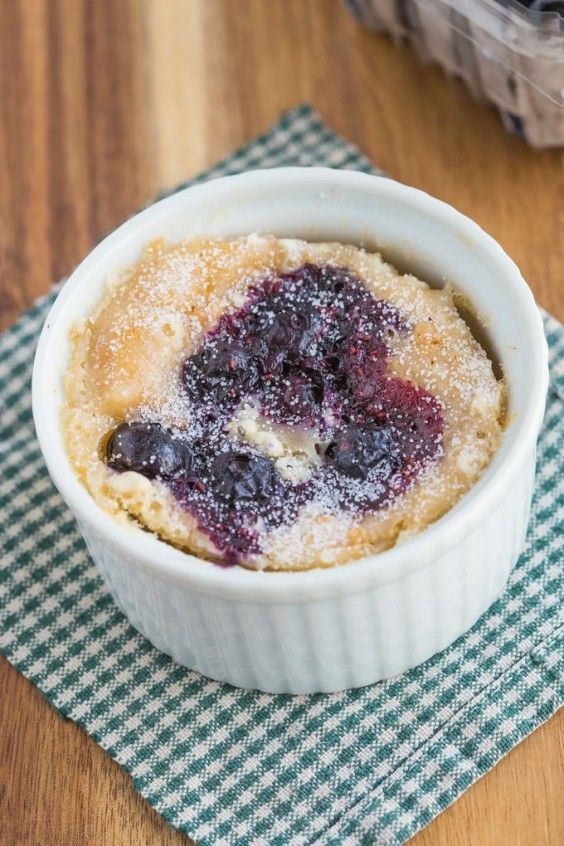 Mug Meals: Blueberry Muffin