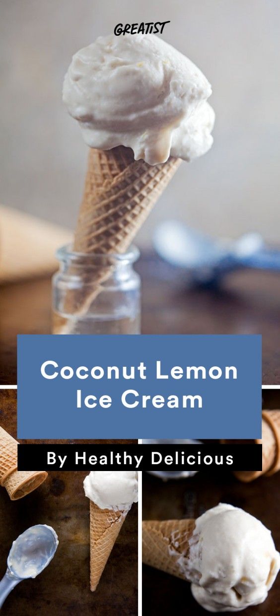 No-Churn Ice Cream: Coconut Lemon
