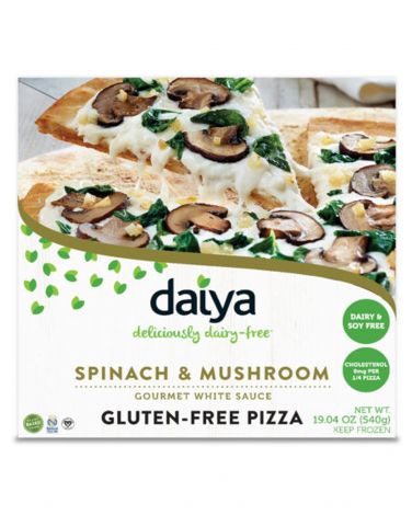 Daiya Spinach and Mushroom Pizza