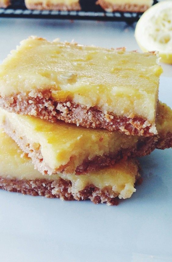 paleo lemon bars