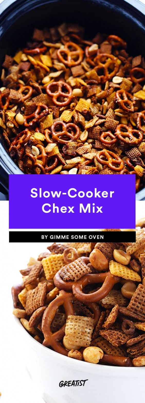 Slow Cooker Chex Mix - Gimme Some Oven
