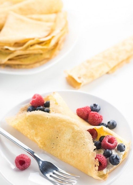 18. Gluten-Free Keto Crepes With Almond Flour