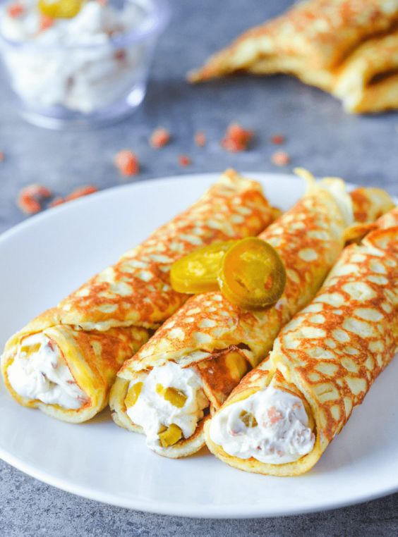 4. Low-Carb Jalapeño Crepes