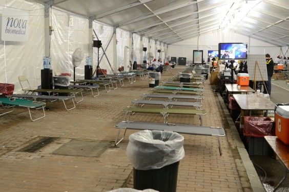 Boston Marathon Medical Tent