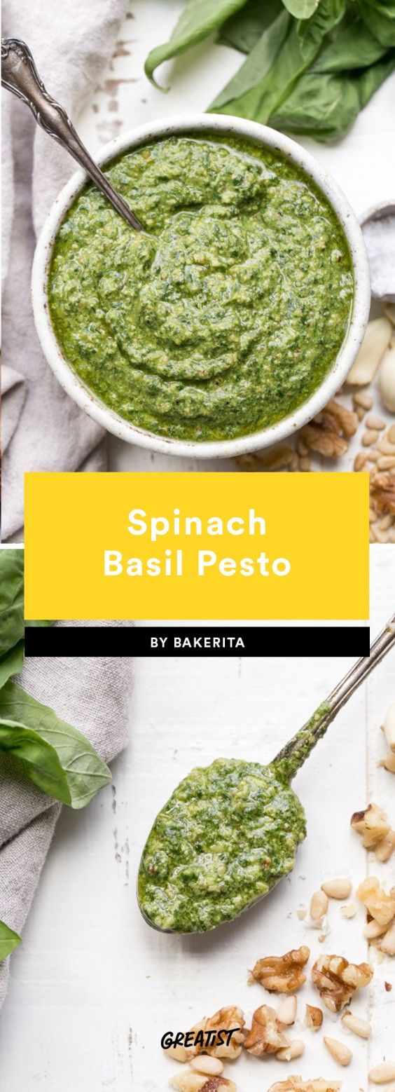 2. Spinach Basil Pesto
