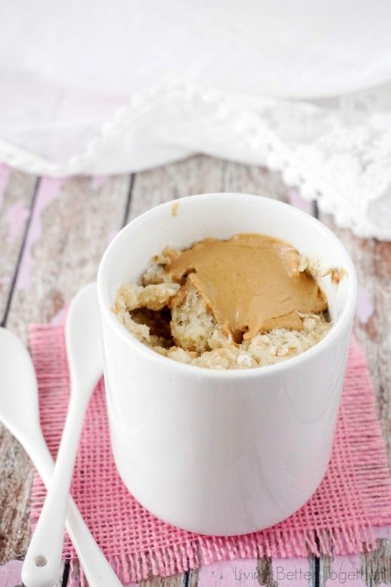 Mug Meals: Peanut Butter Oatmeal Muffin