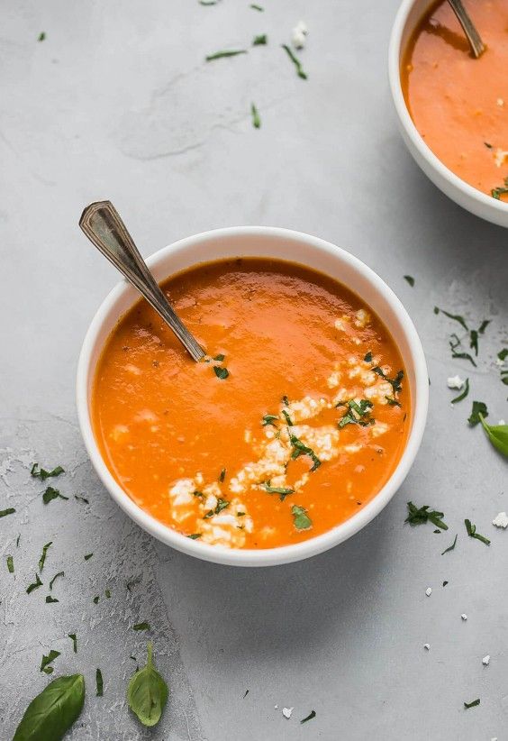 Tomato Feta Soup Recipe