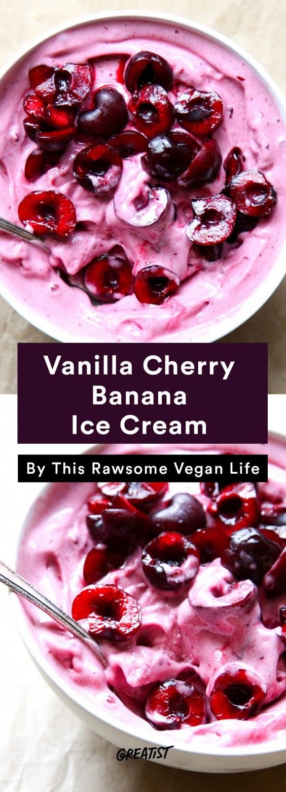 No-Churn Ice Cream: Vanilla Cherry