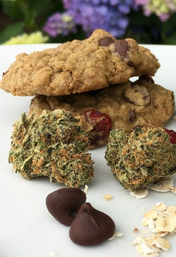 Cranberry, Cannabis and Chocolate-Chip Cookies Recipe