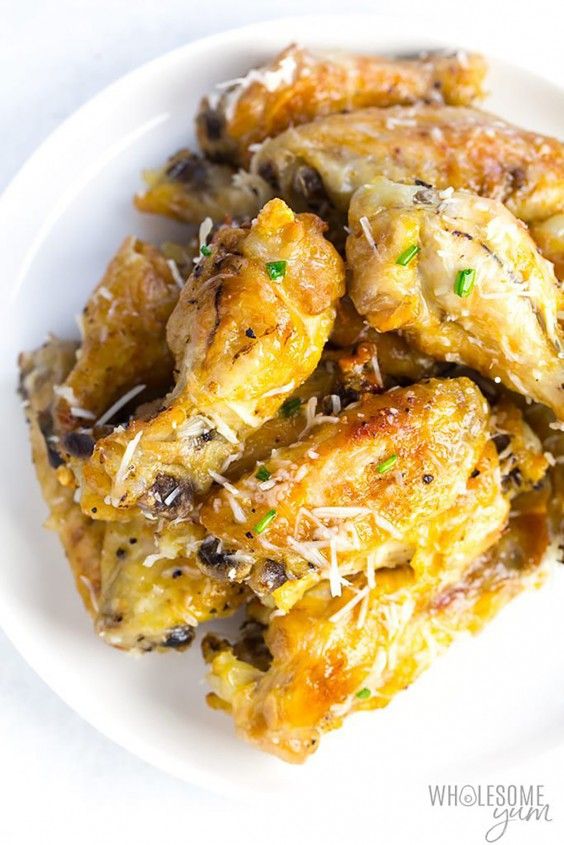 Garlic Parmesan Chicken Wings Recipe 
