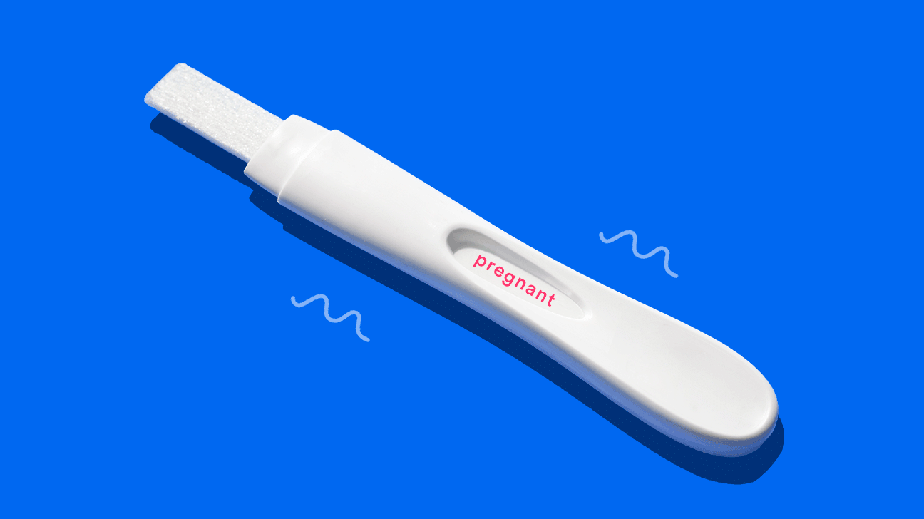 pregnancy test gif rotating through results