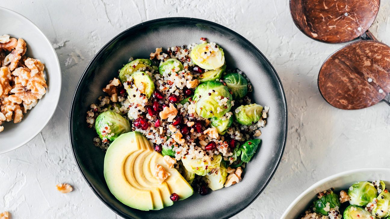 whole food recipe with quinoa salad