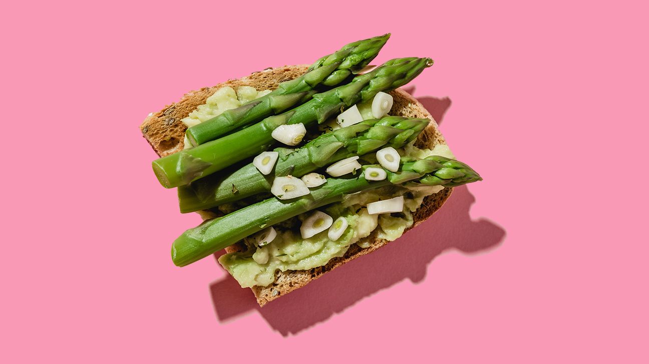 food for your mood avocado asparagus toast