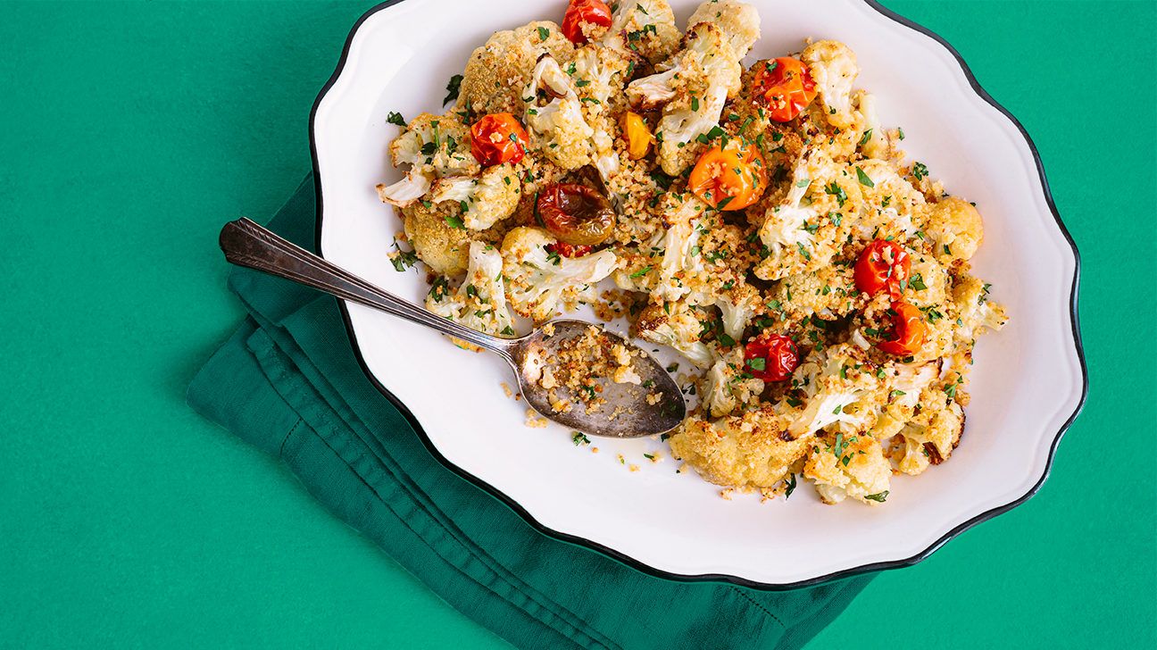 healthy vegetable side dish with cauliflower