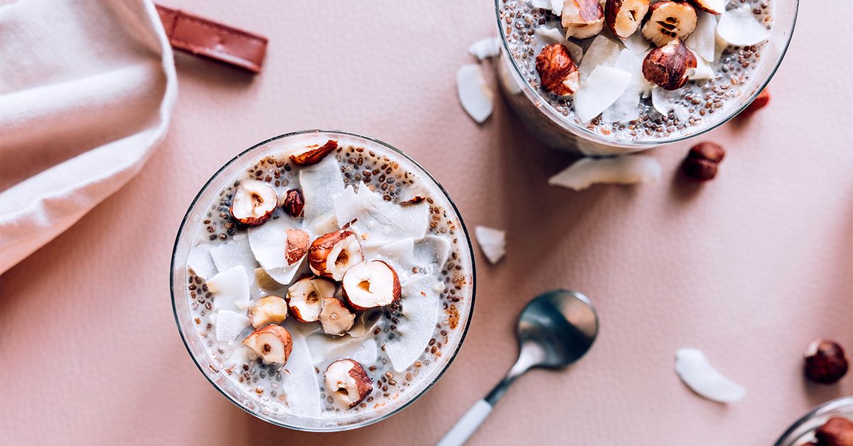 Zero Added Sugar Chocolate Chia Pudding