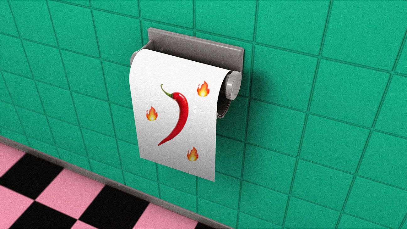 spicy toilet paper