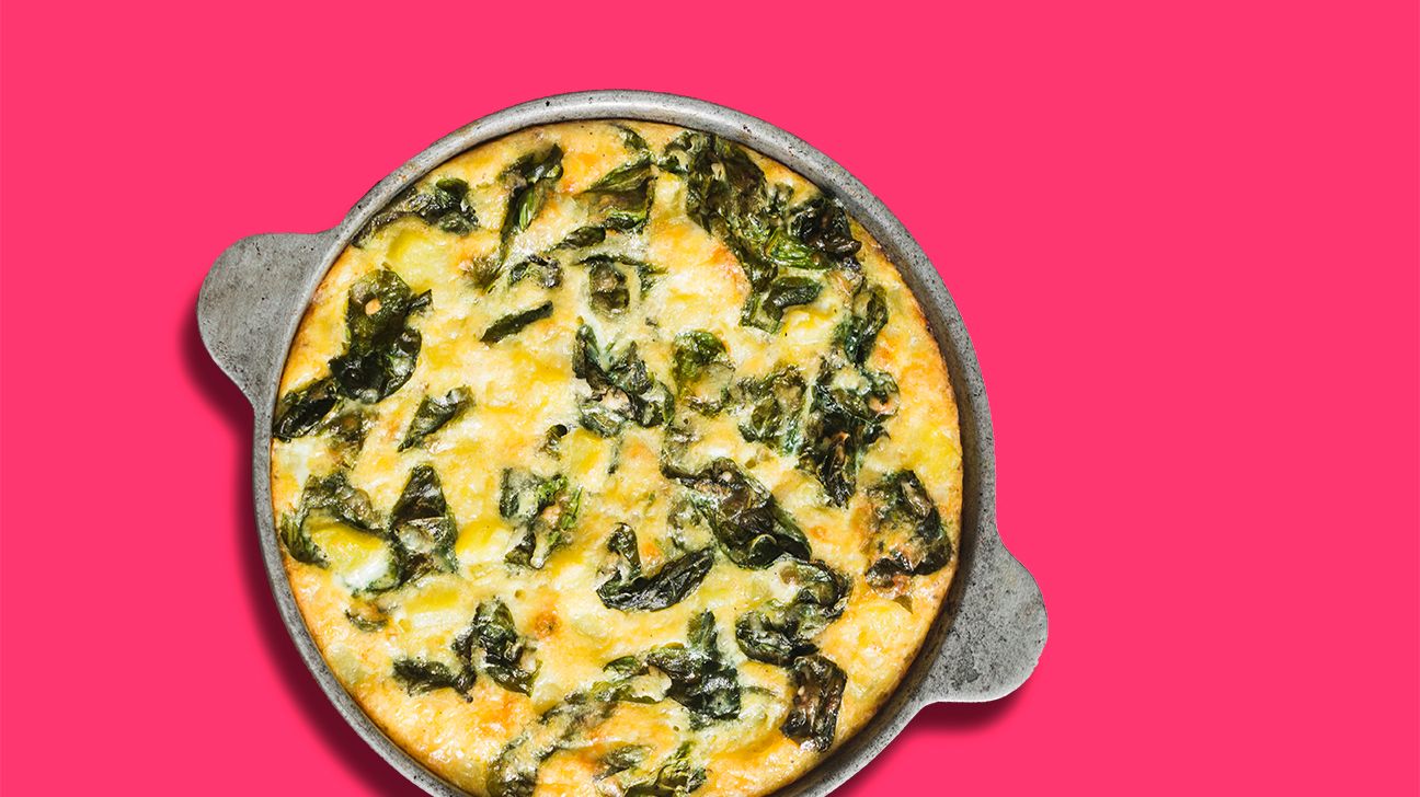 crustless quiche recipe with eggs and spinach