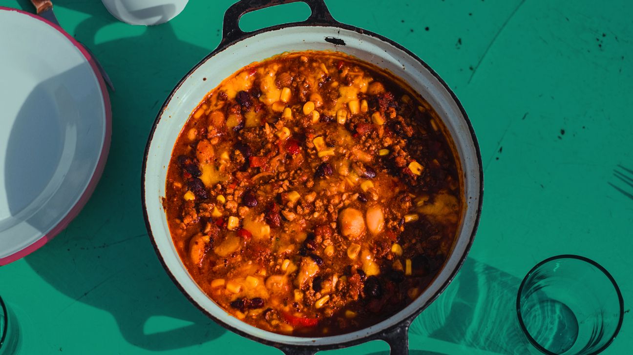 tempeh chile recipe in a pot
