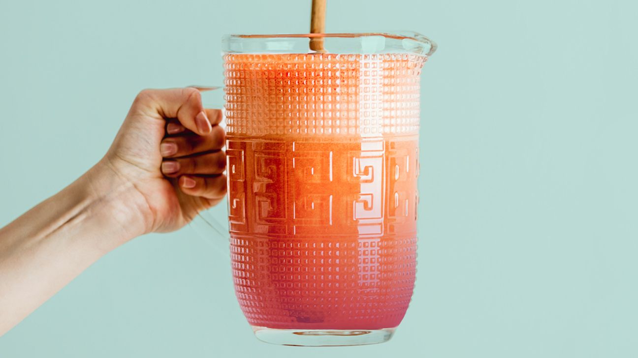 paleo breakfast smoothie in a jar with a straw