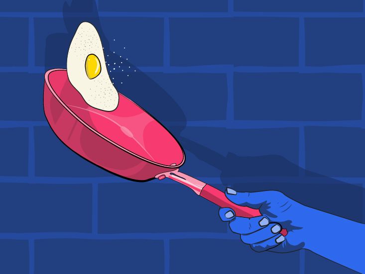 Fried Eggs Oil vs. Butter