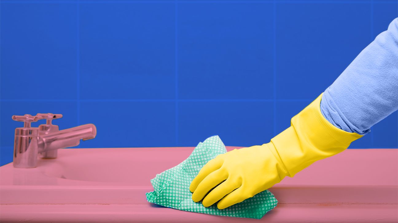Plumber Hand Gloves, Blue