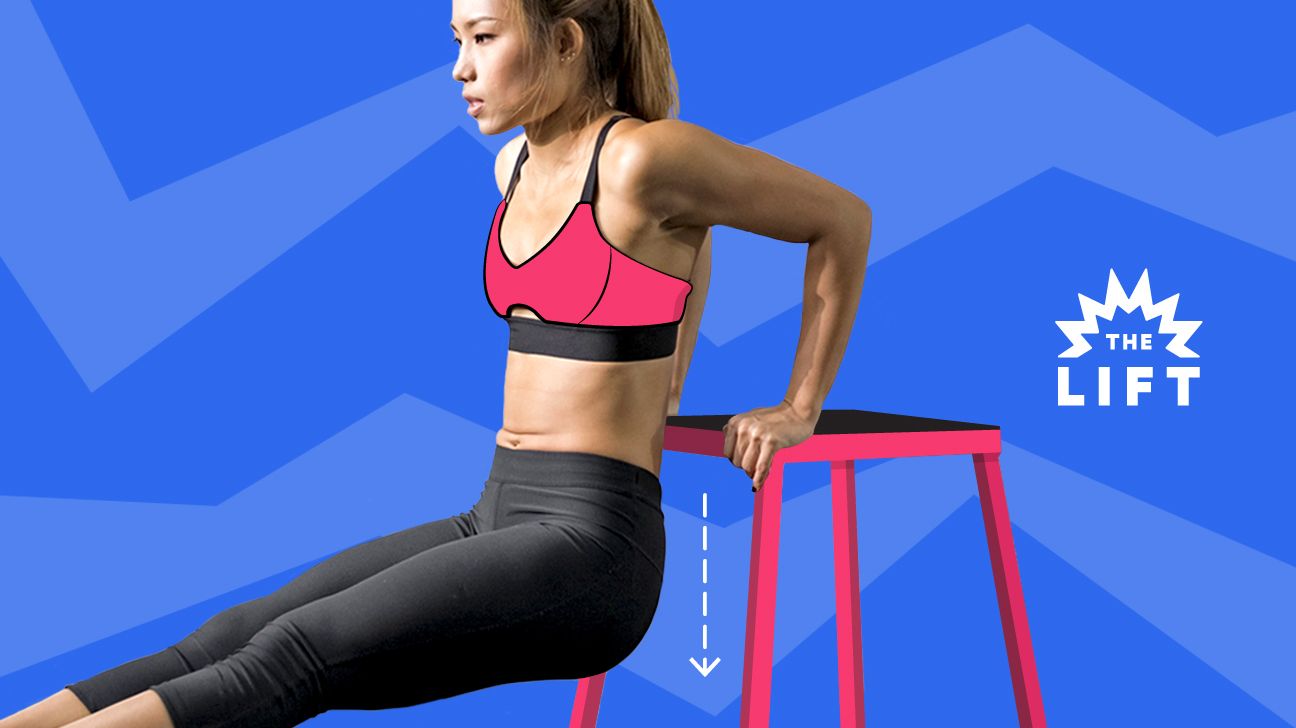 Tricep dips at home on floor hot sale